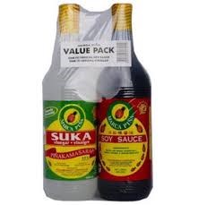 Marca Pina Value Pack Soy Sauce & Vinegar 1L